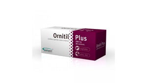 ORNITIL PLUS 200MG - 30 TABLETS Ornitil Plus is recommended for dogs and cats, to support the liver functions in case of liver disorders or falls. - Pet Shop Luna