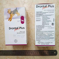 Drontal Plus For Dog 8/32/104 Tablets /Vermifugo orale per cani CHINESE PACKAGE - Pet Shop Luna
