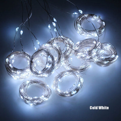 3M LED Curtain Garland on the Window USB String Lights Fairy Festoon Remote Control New Year Christmas Decorations for Home Room - Pet Shop Luna