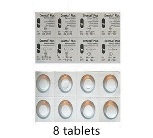 Drontal Plus For Dog 8/32/104 Tablets /Vermifugo orale per cani CHINESE PACKAGE - Pet Shop Luna