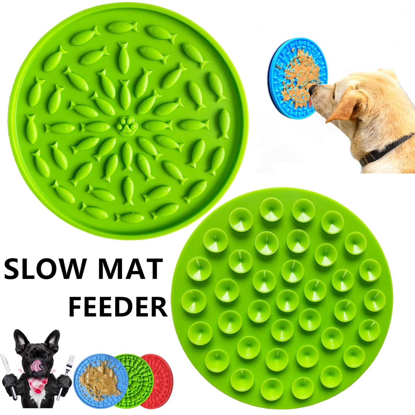 LickiMat Style Slow Feeder Mat for Dogs & Cats Prevent indigestion and enriches meal time - Pet Shop Luna