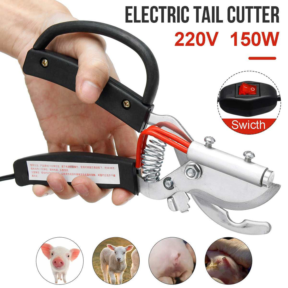 Piglet tail cut electric heating, taglia coda elettrico per suini - Pet Shop Luna
