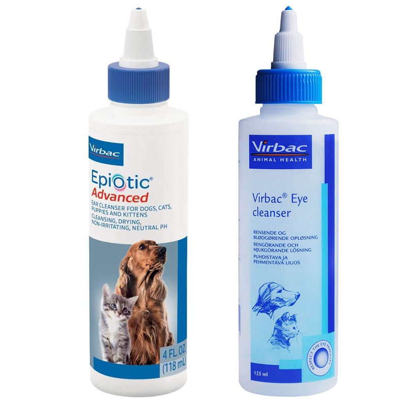 Virbac Epi-Otic Advanced Ear/Eye Cleanser For Dogs and Cats (60/125ml) - Pet Shop Luna