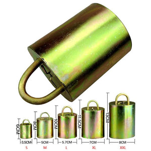Galvanized steel material bell for cattle sheep goat , campana per bovini ovini caprini - Pet Shop Luna