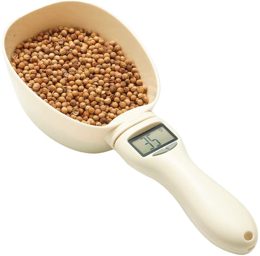 Food Scoop Precise Dog Cat Food Measuring with LCD Display / per cani e gatti - Pet Shop Luna