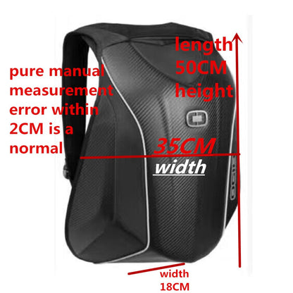 Backpack for Motorcycle hard shell carbon fiber , kawasaki, honda, bmw, ducati, OGIO - Pet Shop Luna