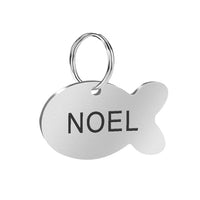 Stainless Steel Dog ID Tag Engraved / Medaglione per cani - Pet Shop Luna
