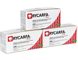 Rycarfa Carprofen 20 tablets non-steroidal anti-inflammatory for dogs - Pet Shop Luna