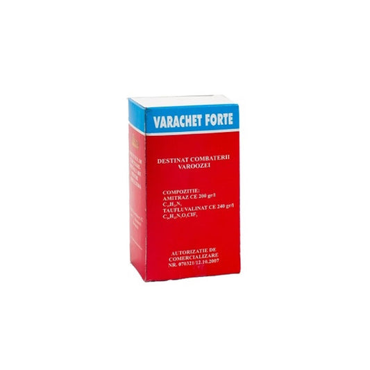 Varachet Forte 0,6ml for bees AMITRAZ 15mg , FLUVALINATE for the treatment of varroasis / soluzione per strisce di fumo per la varroa delle api - Pet Shop Luna