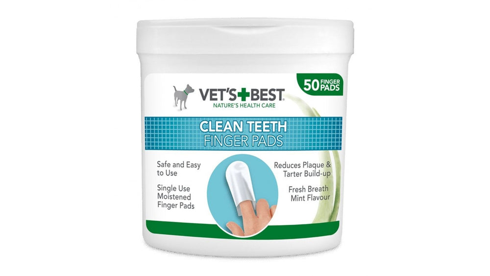 Vet's Best Dental Wipes, 50 pieces Reduces tartar and helps maintain optimal oral hygiene. It tastes like fresh mint. - Pet Shop Luna