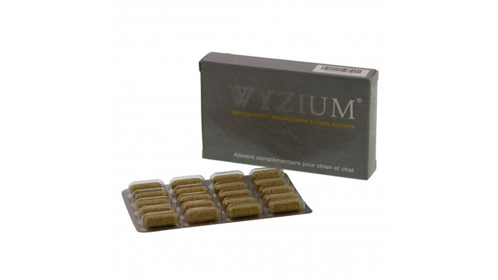 Wyzium x 40 tablets Nutraceutical supplement with the role of eye protection and delaying cellular aging processes dogs - Pet Shop Luna